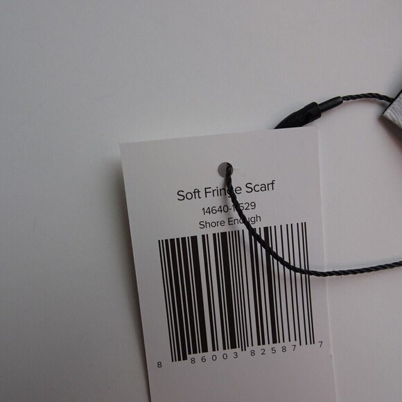 Vera Bradley SHORE ENOUGH Soft Fringe Scarf Wrap Coastal Tropical Sea Beach - Picture 9 of 11